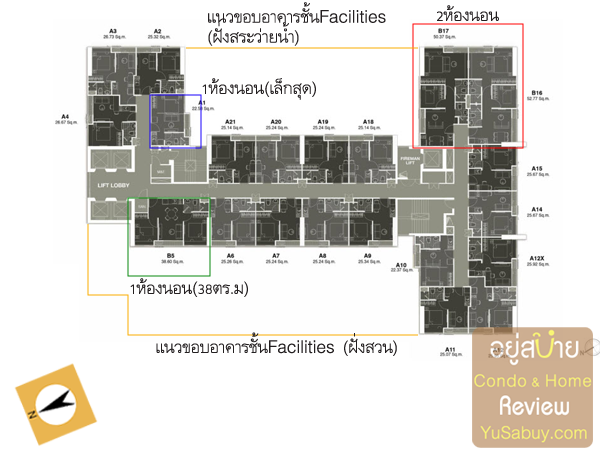 Typical Floor Plan Noble Revolve Ratchada2